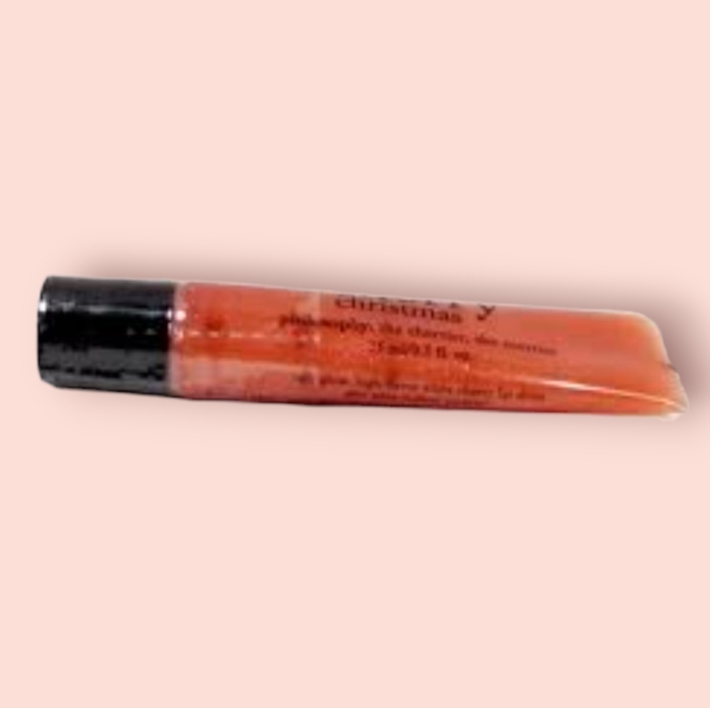 (NWT) philosophy® "Have A Cherry Christmas" High Gloss Lip Shine - Picture 5 of 7
